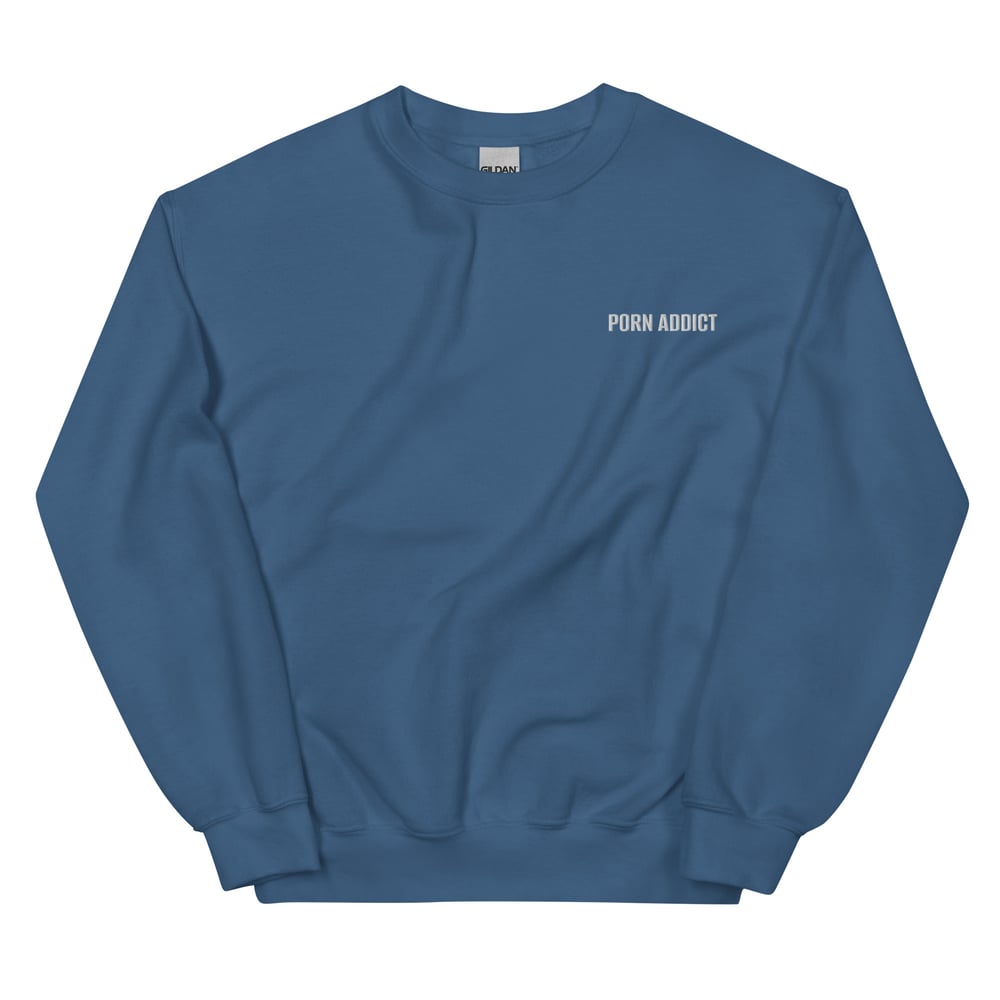 Porn Addict Embroidered Sweatshirt