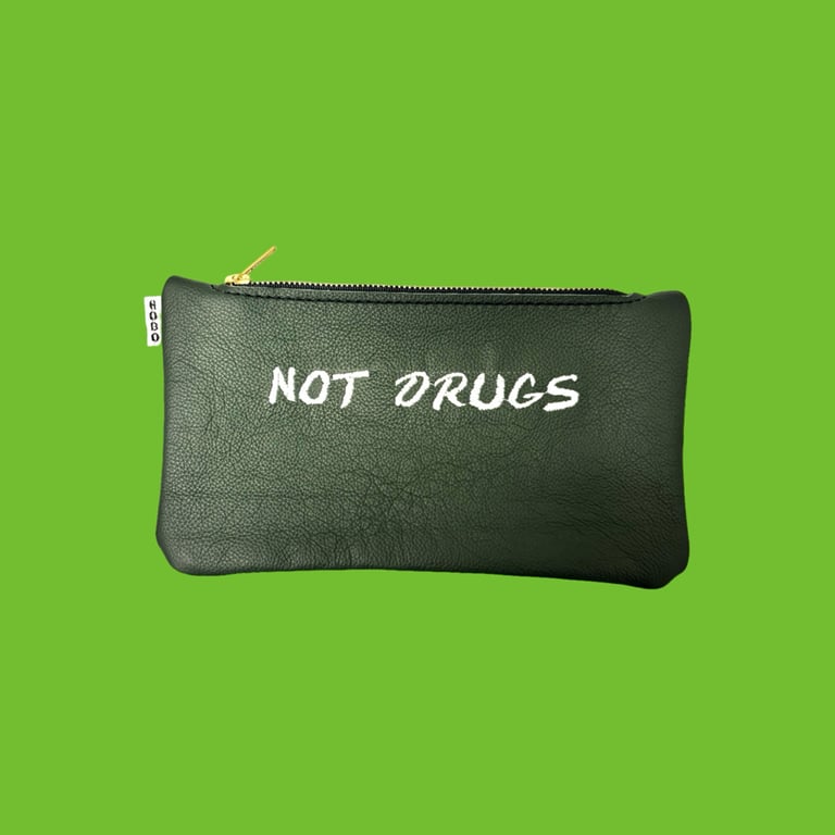 Green Not Drugs Money Bag (Item# 619)