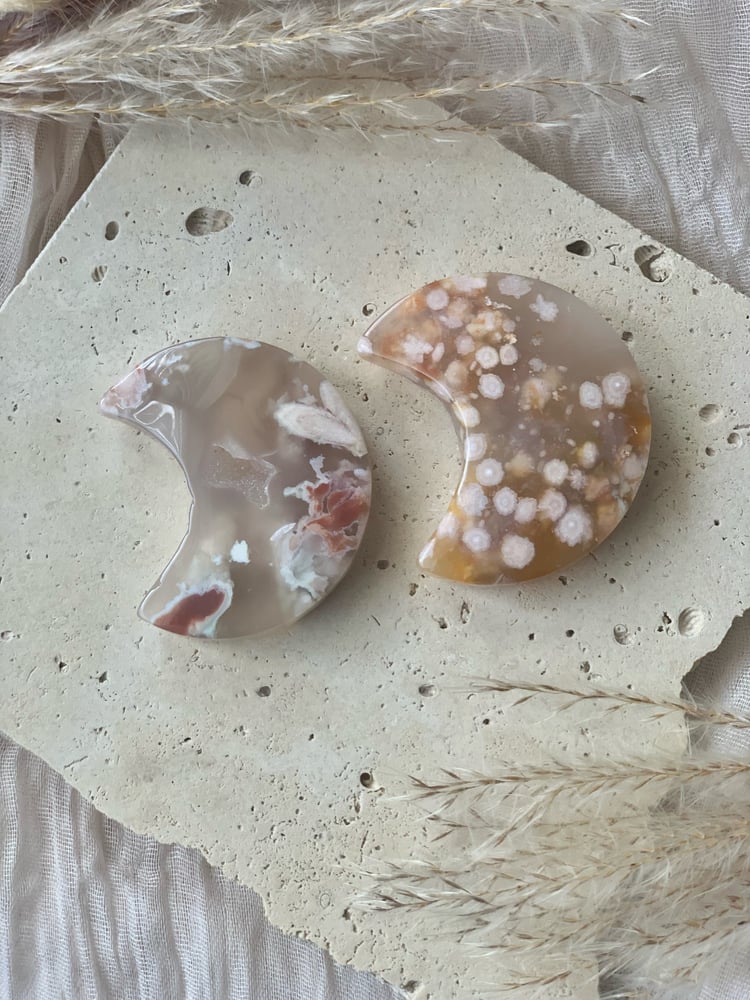 Image of Moon Carvings (assorted materials)