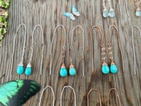 Image 5 of Turquoise Threader Earrings 