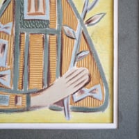 Image 6 of Peinture Ancienne Chapeau Oiseau