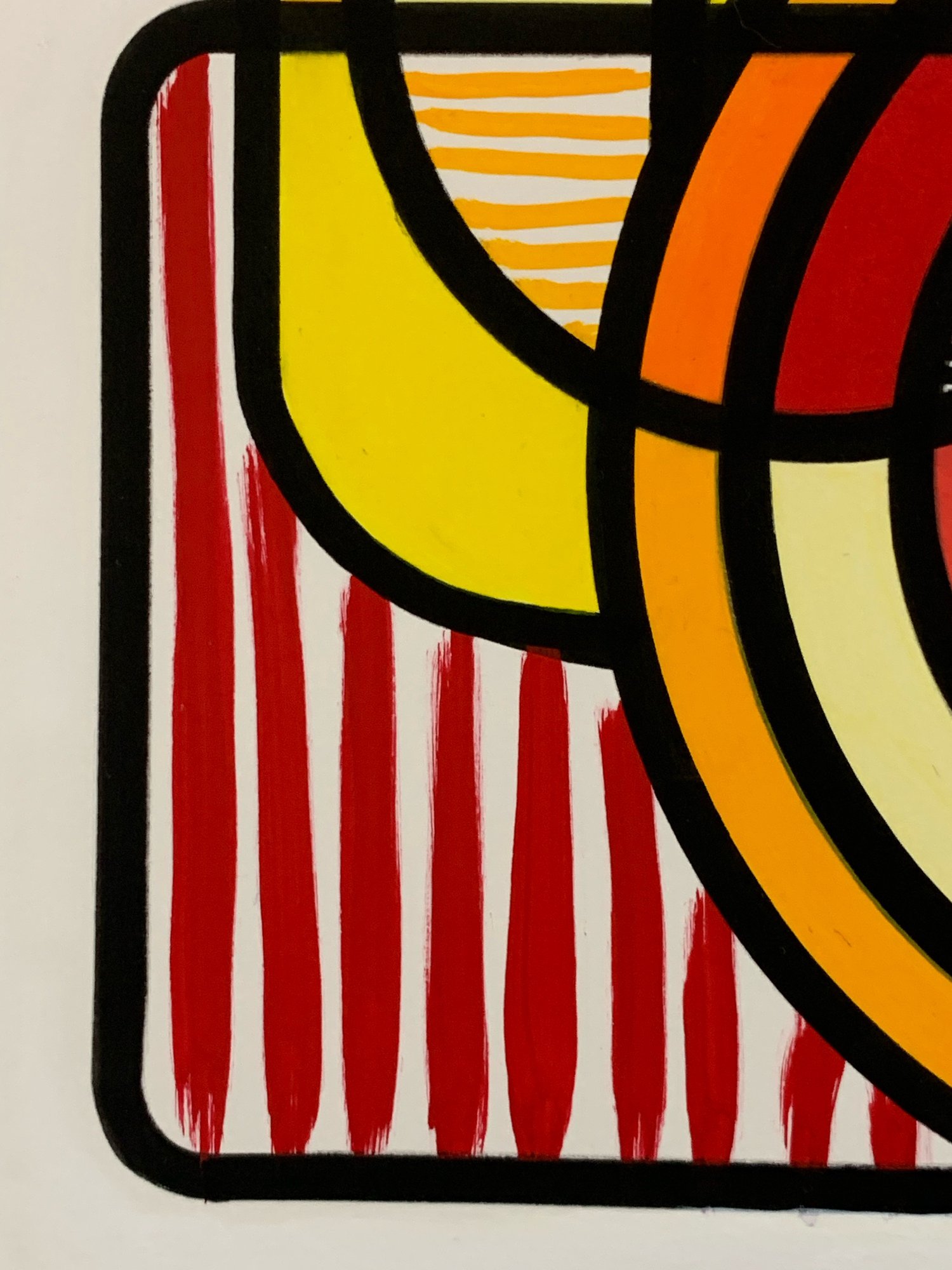 Image of 'Radiance' A3 Acrylic Painting on Paper