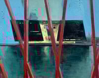 Image 1 of Painting / maleri / "København – Malerdrømme og tankestreger – Diamanten" / 40x50 cm