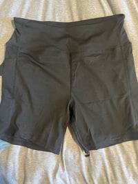 Image 1 of gym shorts with pockets