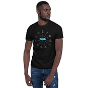 Image of Dragonfly Logos T-Shirt (Black/Navy)