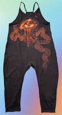 Image 2 of “DONT BE SCARED OF BUGS” CUSTOM BLEACH PAINTED PVERSIZED JUMPER MEDIUM