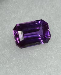 Image 13 of Heated Natural Tanzanite Purple pink, emerald cut, 6.75ct