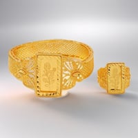 Image 3 of Golden Butterfly Grace Jewelry Set