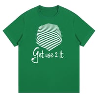 Image 1 of Get Use 2 It Logo T-shirt (Green) 
