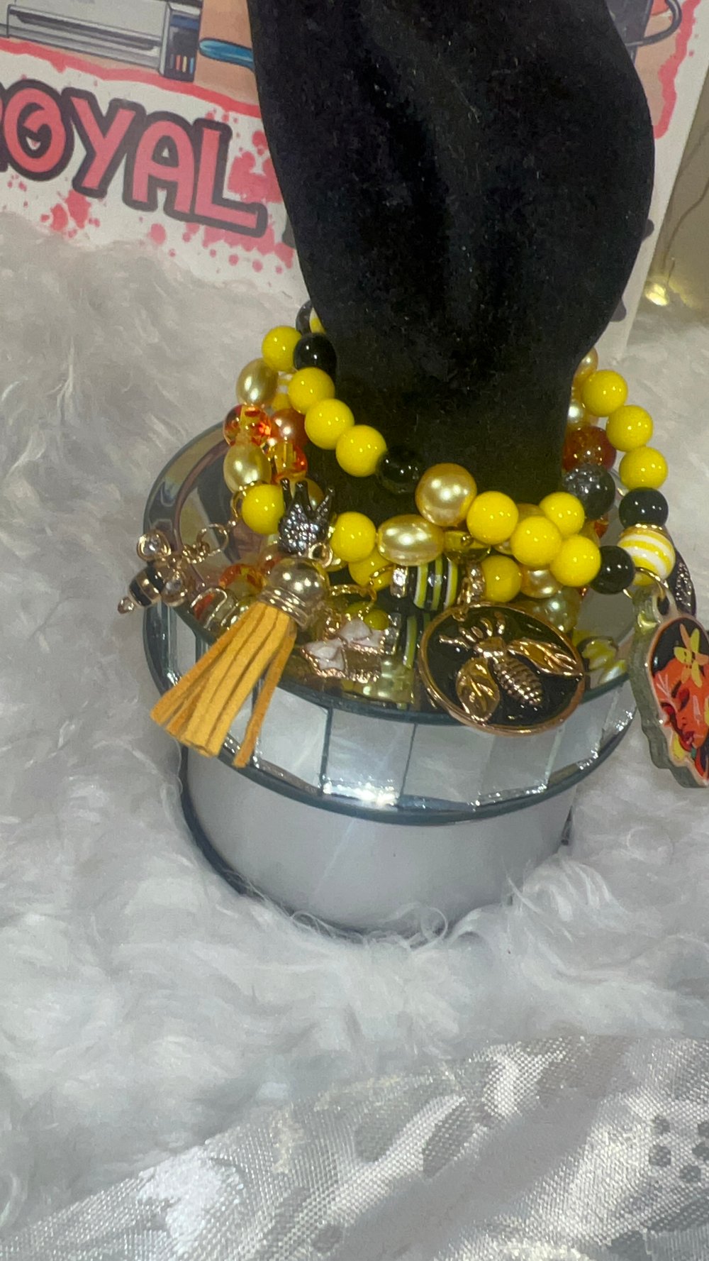 Image of Stacked charm bracelet