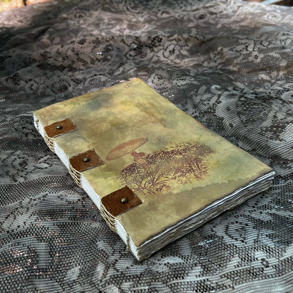 lie-flat commonplace book : mushroom