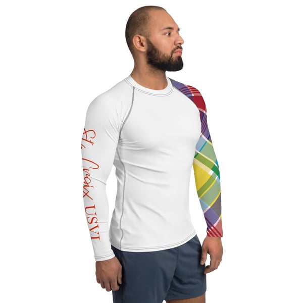 Image of Men's Rash Guard-Madras sleeve