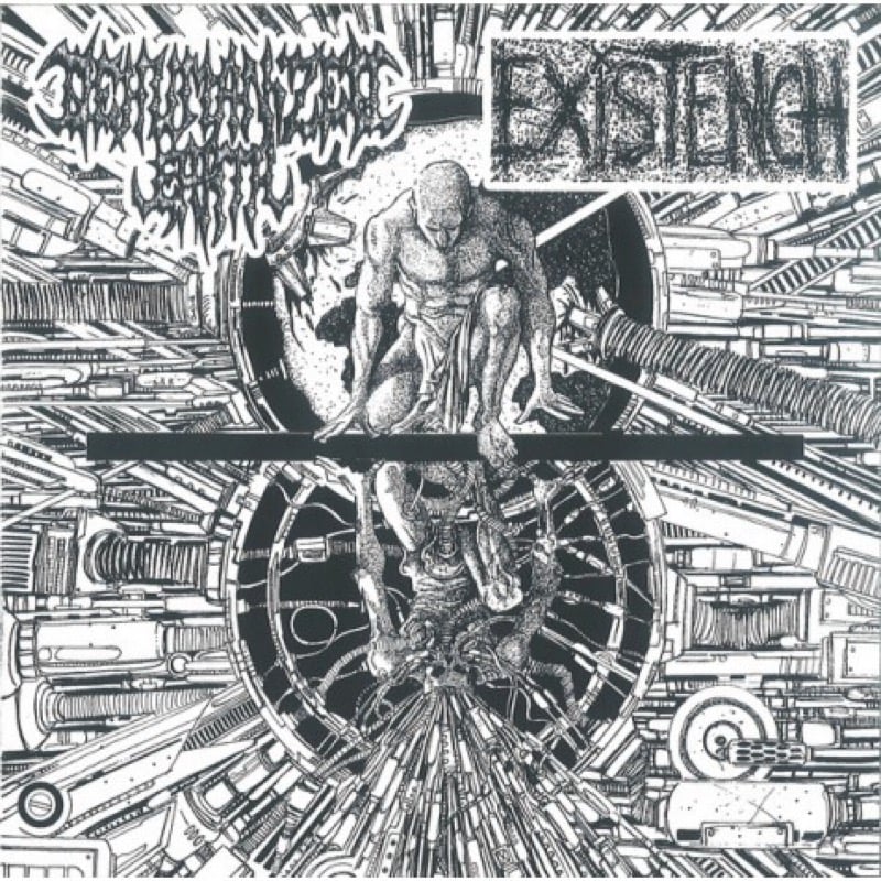 Image of Existench / Dehumaized Earth "split" 7" (Canadian Import)o