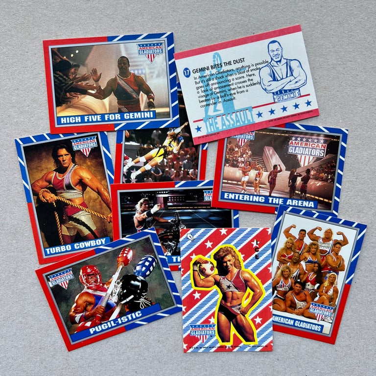 AMERICAN GLADIATORS 1991 / NKOTB 1989 TRADING CARDS Image 3