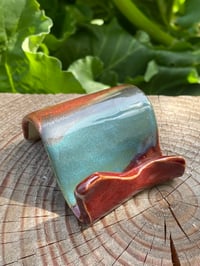 Image 1 of Business Card Holder (red/copper)