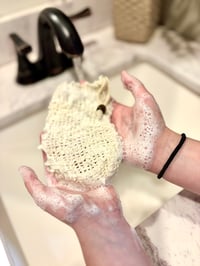 Image 3 of sisal soap saver bag