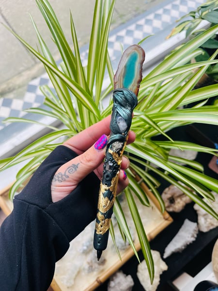Image of Manifesting Pen Green Agate 