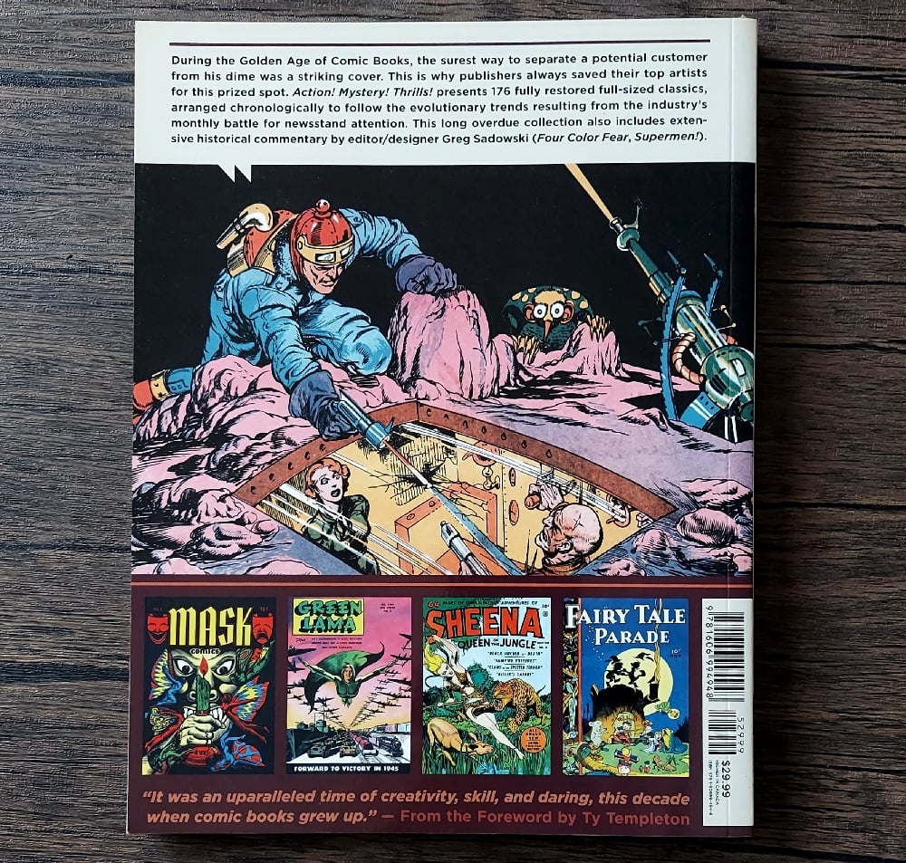 Action! Mystery! Thrills!: Comic Book Covers of the Golden Age 1933–1945, by Greg Sadowski