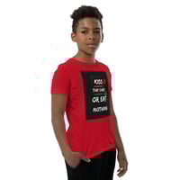 Image 4 of Kiss the Chef or eat nothing Youth size Short Sleeve T-Shirt