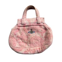 Image 1 of Vivienne Westwood terry cloth crown mini bag