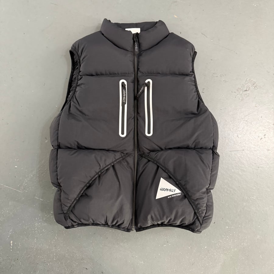 Image of And Wander x Gramicci Down Vest, size medium