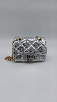 Silver Mini Me Bag