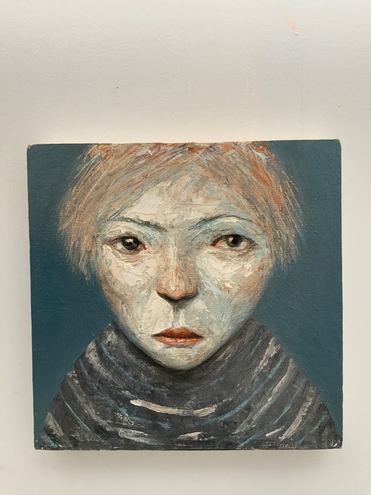 Image of Striped grey jumper