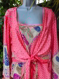 Image 17 of Kimono and cami set -peach reduced for marks on it