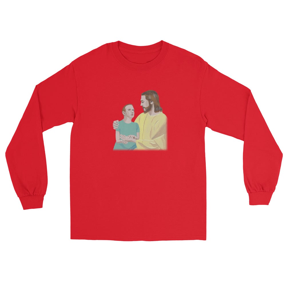 Image of MARK MEETS JESUS LONG SLEEVE SHIRT