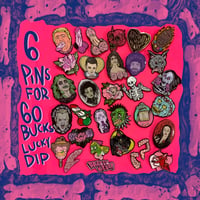 6 for Sixty- lucky dip pin pack
