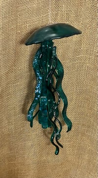 Image 1 of Teal Jellyfish Wind Chimes