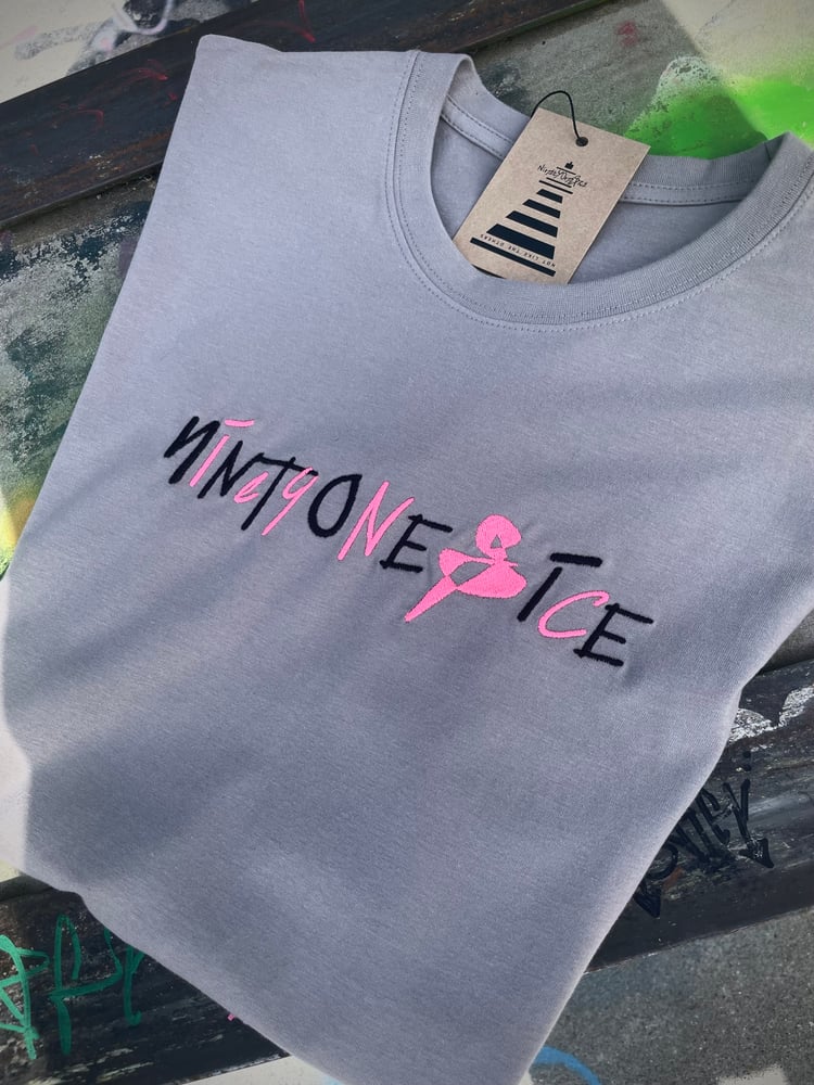 Image of Moon Grey Script Tee