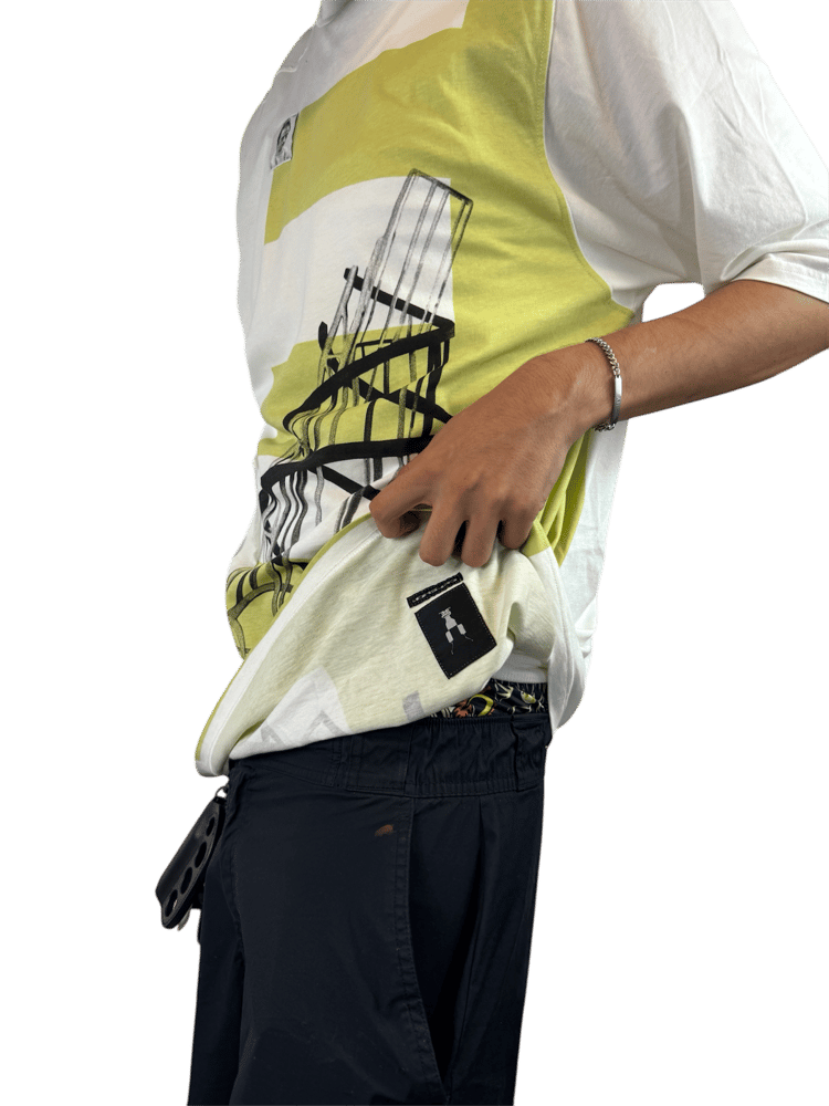Image of Rick Owens Drkshdw Figure Patch Tee