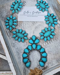 Image 1 of Turquoise Western Necklace 