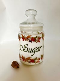Image 1 of 1980s Glass Sugar Canister