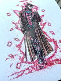 Image 3 of GLITTER Gambit 11x14 X-Men Signed Print