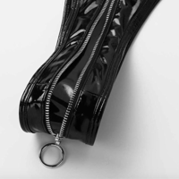 Image 4 of Faux Leather One Piece
