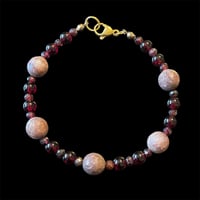 Image 1 of Red Chunky Bracelet 