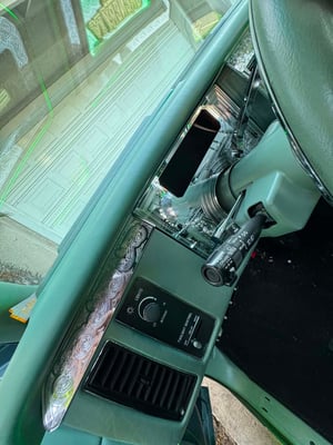 Image of 1993-1996  CADILLAC FLEETWOOD DASH ACRYLIC OVERLAY CHROME ENGRAVED DESIGN 