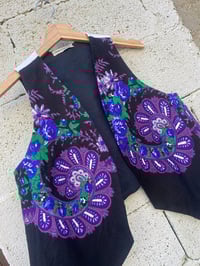 Image 2 of Chaleco FOLIADANEGROMORADO. Varias tallas. Feito por encarga.