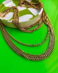 Image 1 of CLASSIC GOLD STAINLESS STEEL CHAIN 
