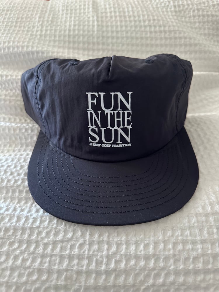 Image of Fun in the Sun Recycled Nylon Cap (Navy)