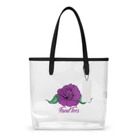 Clear tote bag