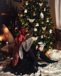 Image 4 of FAE Yule Decor Pack: 1 Moth + 1 Mushroom + 1 Frog (3 decor items total)