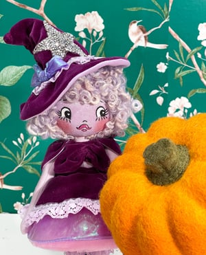 Image of WITCHY GIRL SMALL ART DOLL