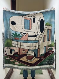Snoopy bootlegs a house Rug 