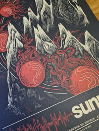 Image 2 of SUNNO))) (gig poster Bordeaux) 2019