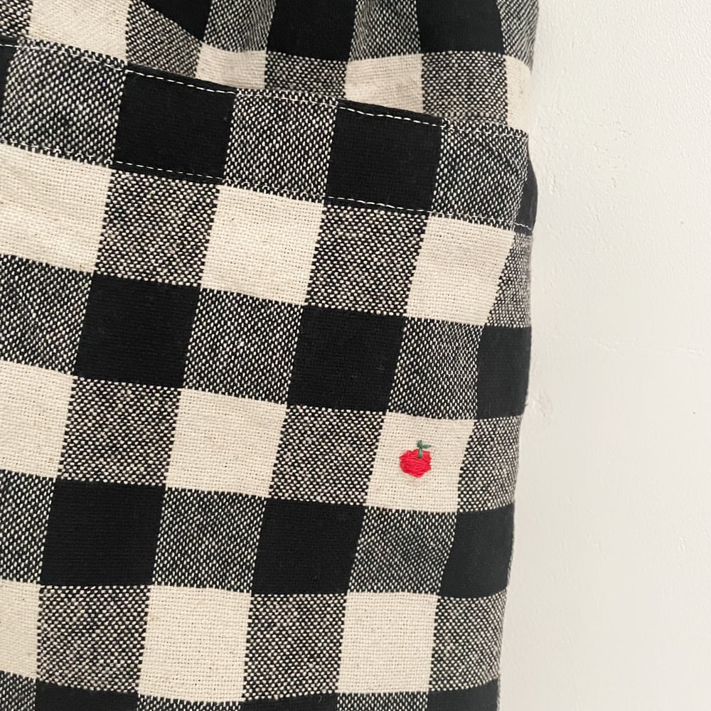 Image of cocon gingham apron 