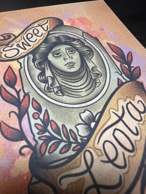 Image of 5x7" "Sweet Leota"