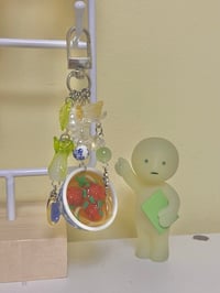 Image 1 of asian noodle soup keychain